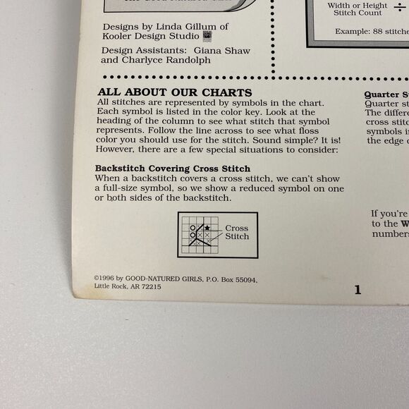 VTG 1996 Good Natured Girls Cross Stitch The Big Book Just For Baby 101 Designs - Picture 15 of 15